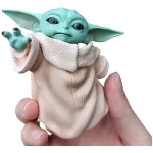Action Figure Grogu, Baby Yoda, Super Realista, Colecionável