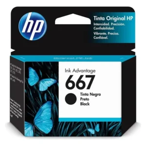 Cartucho De Tinta Hp Advantage 667 Cor Preto Do 2 Ml