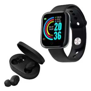 Smartwatch Relógio Inteligente Digital Eletromind Masculino Feminino Fone De Ouvido Sem Fio Bluetooth Preto