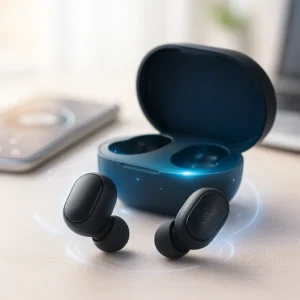 Fone Bluetooth TWS Davely D981 Sem Fio Bluetooth 5.0 com Estojo de Carregamento Som Estéreo In Ear para Android iPhone Jogos Música Chamadas e Atividades Esportivas Preto