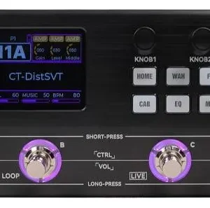 Pedal Multiefeitos Para Guitarra M-vave Tank Pro Ai Neural N