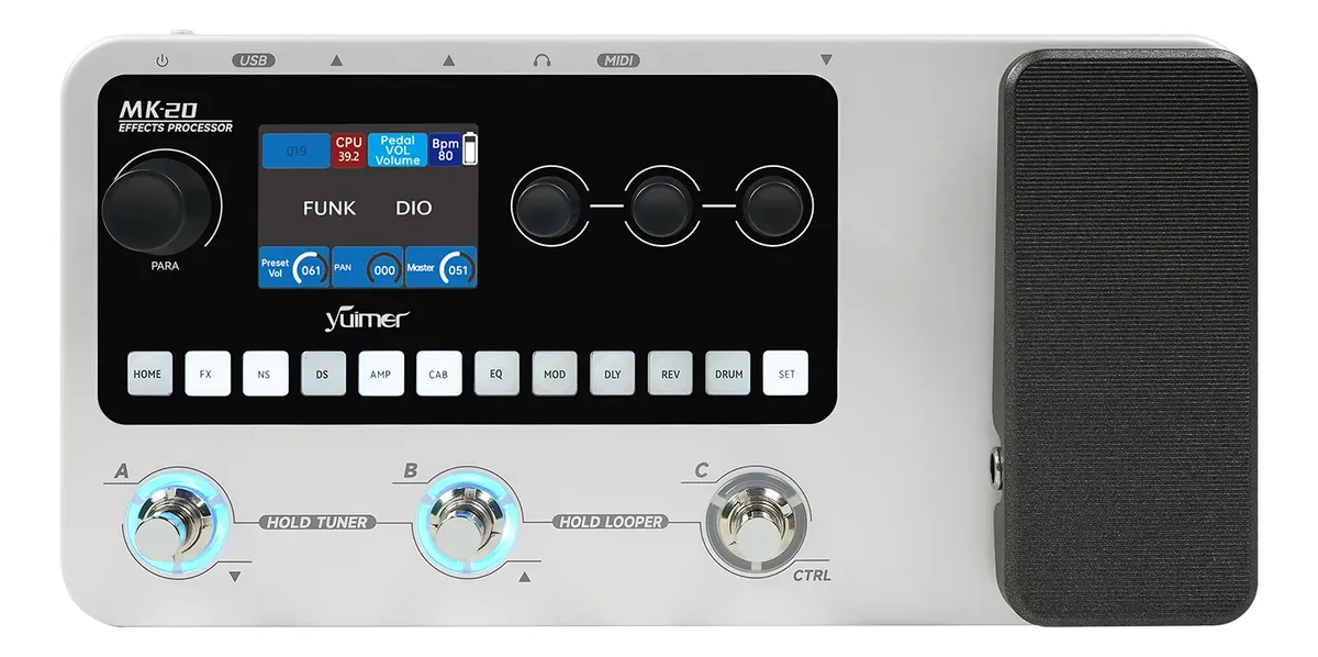 Dispositivo Abrangente De Guitarra A Pedal Multi-efeito Mk20