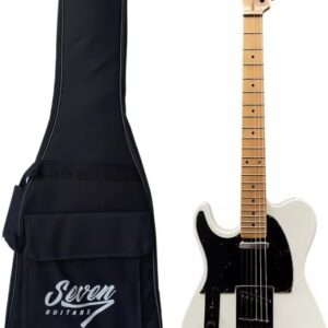 Guitarra Telecaster Seven Stc-307LH Canhoto Branca C/Bag