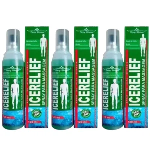 Kit 3x Icerelief Spray Massageador Arnica 120ml Pierry Wermon
