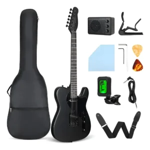 Kit Violão Elétrico De 39 Polegadas Com Afinador+acessório