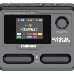 Pedal De Vários Efeitos Sonicake Pocket Master Guitar Bass A