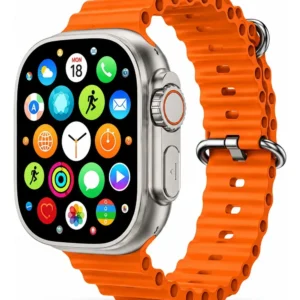 Relógio Smartwatch 2 Pulseiras Inteligente K100 Ultra-3