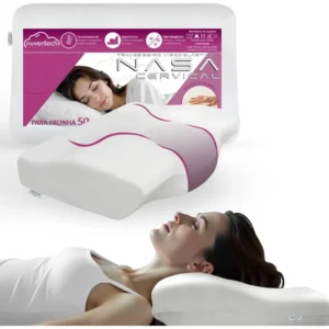 Travesseiro Nasa Viscoelástico Cervical Anatomico Ortopédico